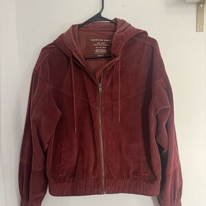 American Eagle Outfitters Corduroy Jacket - Maroon
